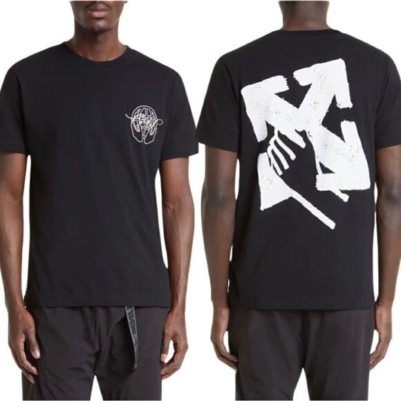 NWTs OFF-WHITE Hand Arrow Slim T-shirt Size Medium - Picture 1 of 1